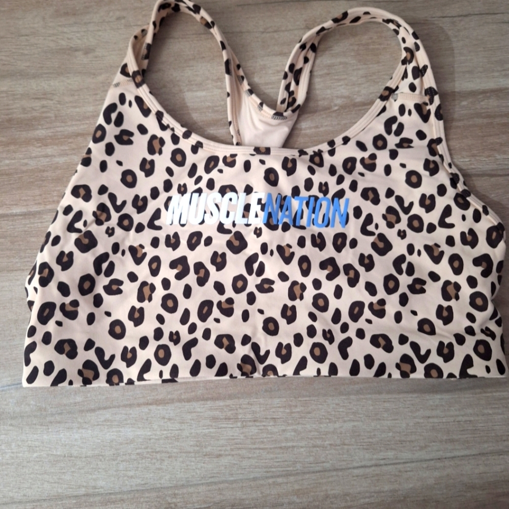 Sport bra Muscle Nation size xl leopard